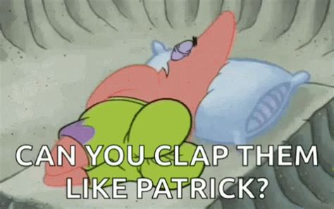 patrick stars butt|Patrick Star Clapping GIF .